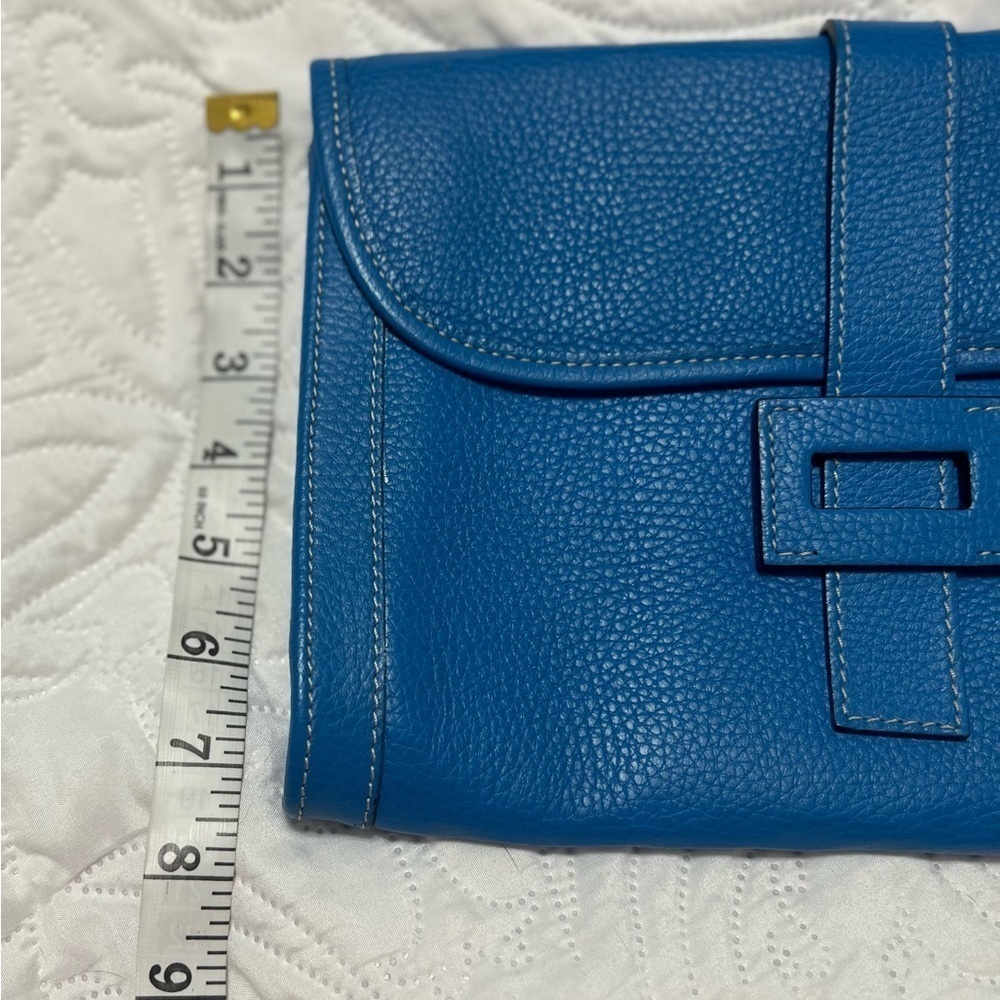 Laurent Effel Small Leather
Clutch blue purse handbag - Picture 8 of 8